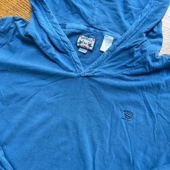 Diesel Sweater Hoodie - Blue - Size: L - Picture 3 of 6